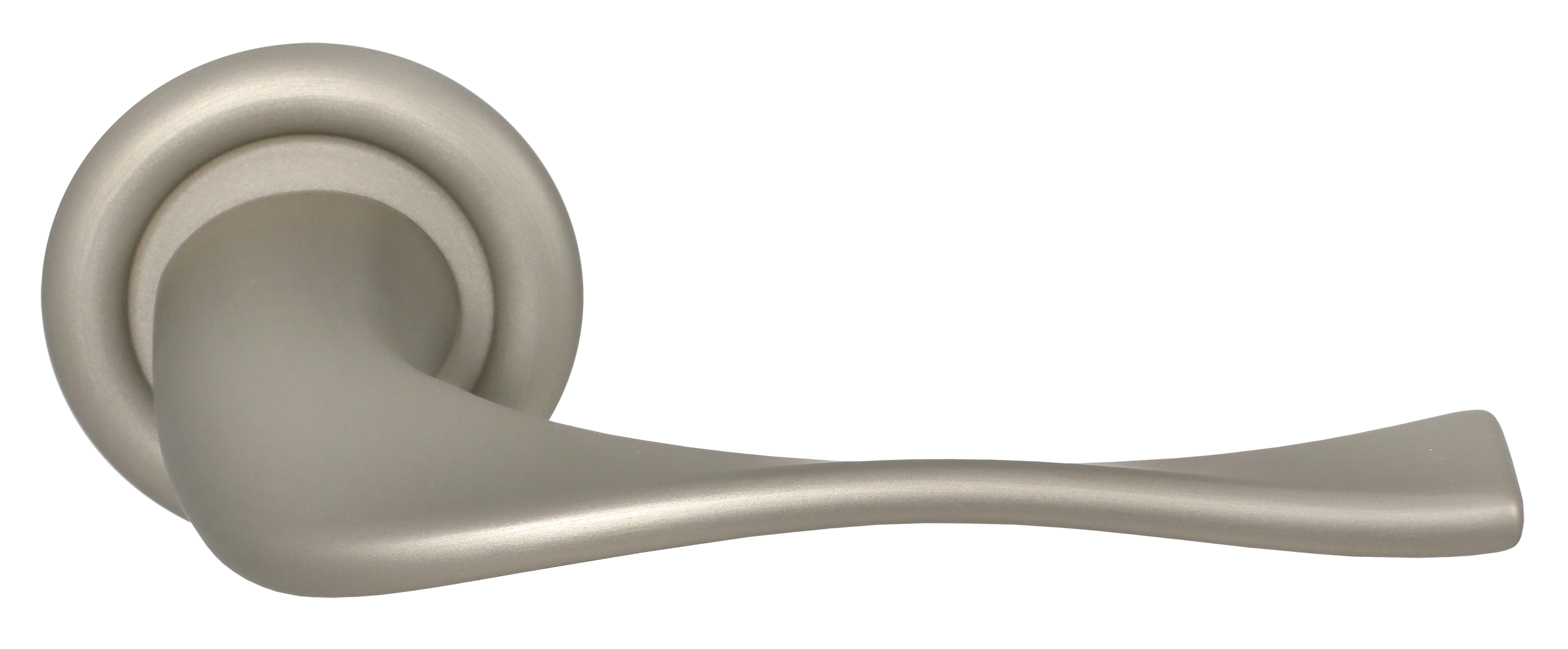 Ручка дверная SKYSCRAPER R7 SMI на круглой розетке, цвет Весенняя дымка/Spring Mist фото купить Уфа