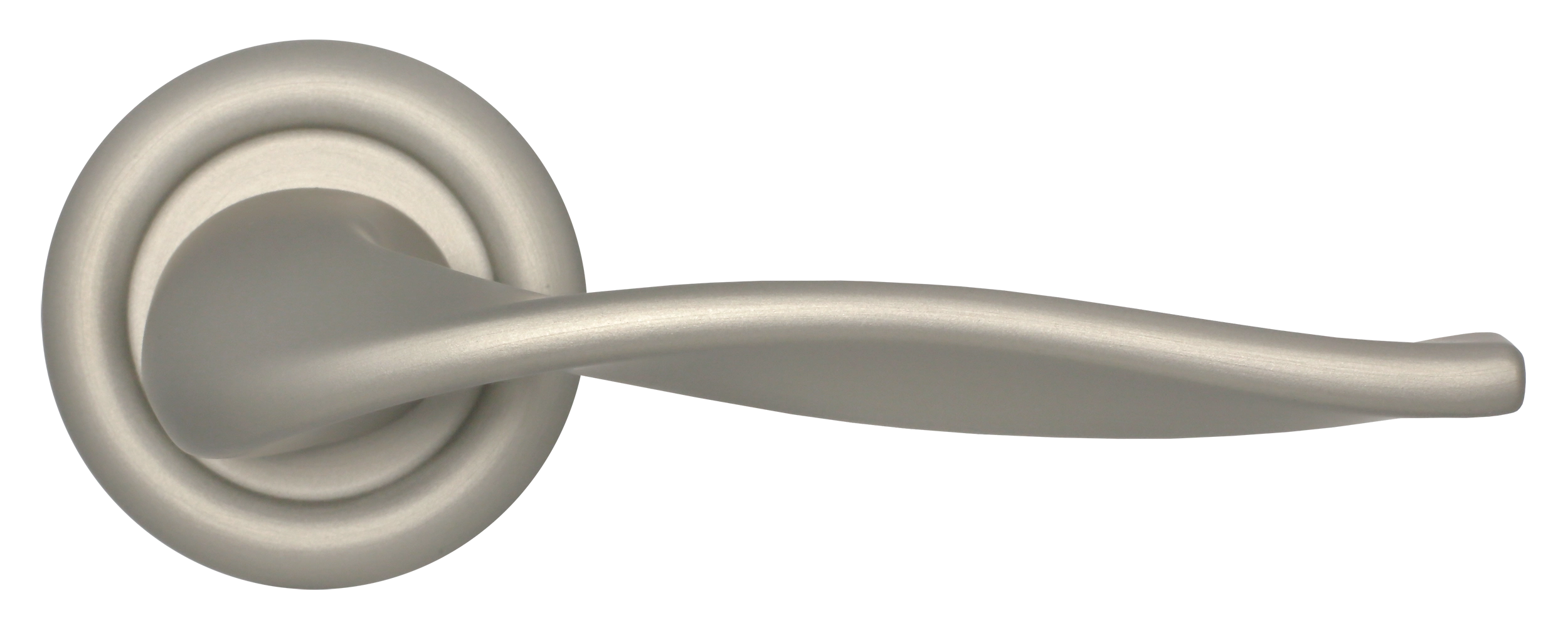 Ручка дверная SKYSCRAPER R7 SMI на круглой розетке, цвет Весенняя дымка/Spring Mist фото купить в Уфе