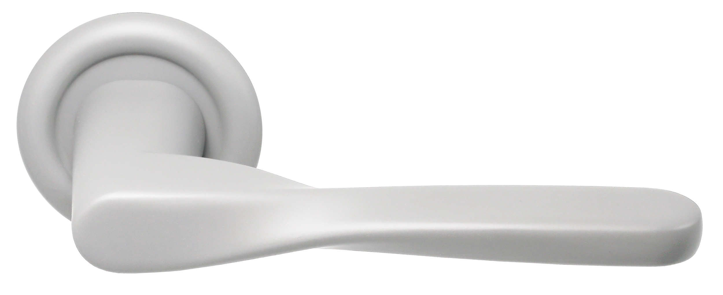 Ручка дверная THE OLYMPICS R7 SSW на круглой розетке, цвет Стокгольмский снегопад/Stockholm Snowfall фото купить Уфа