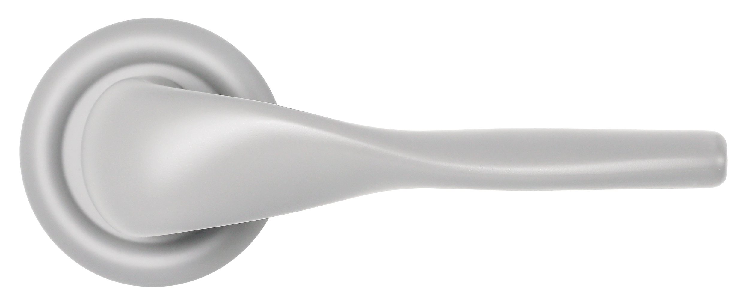 Ручка дверная LVB R7 SSW на круглой розетке, цвет Стокгольмский снегопад/Stockholm Snowfall фото купить в Уфе