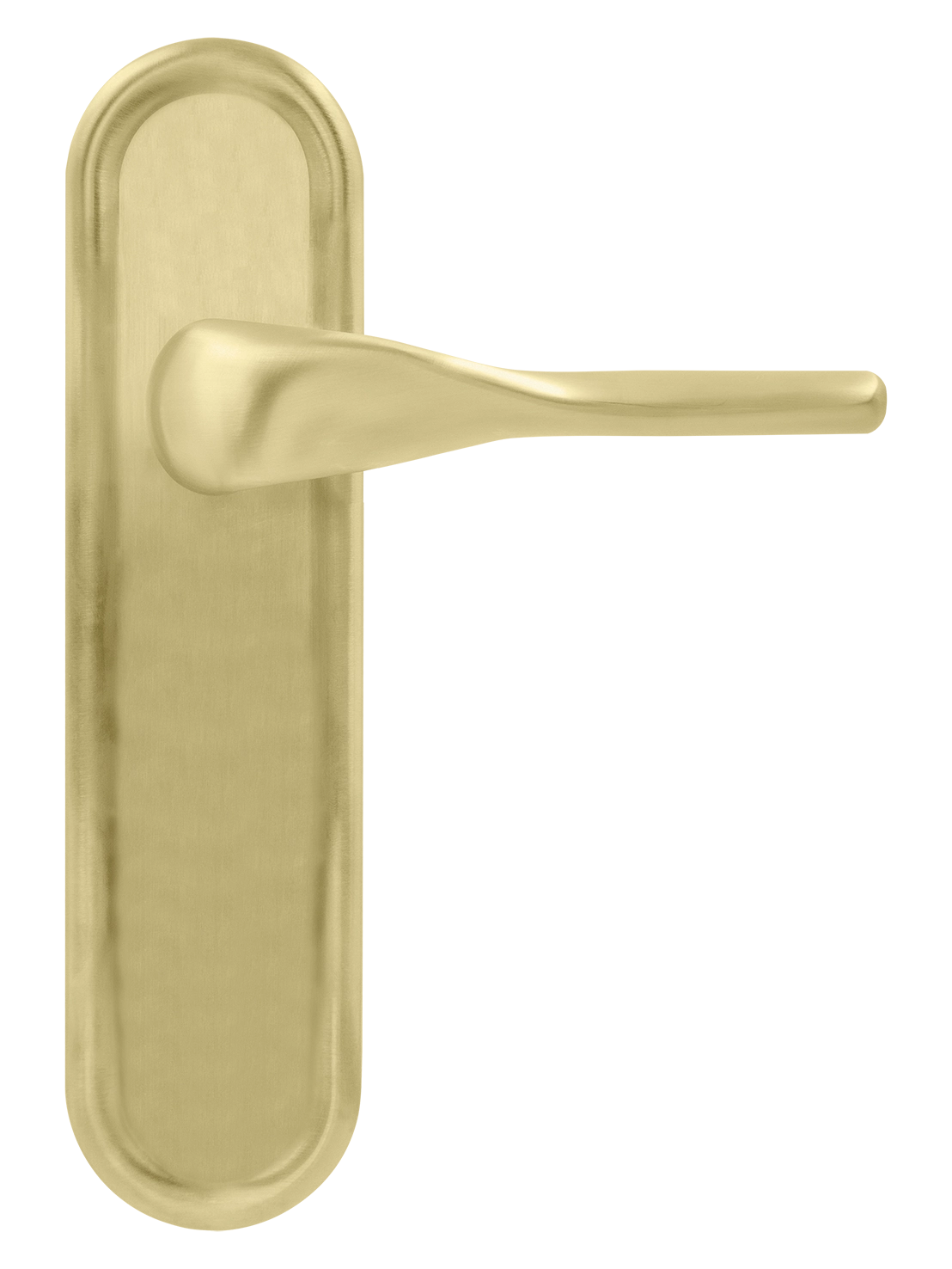 Ручка дверная LVB PLR AH на планке, цвет Осенний мёд/Autumn Honey фото купить в Уфе