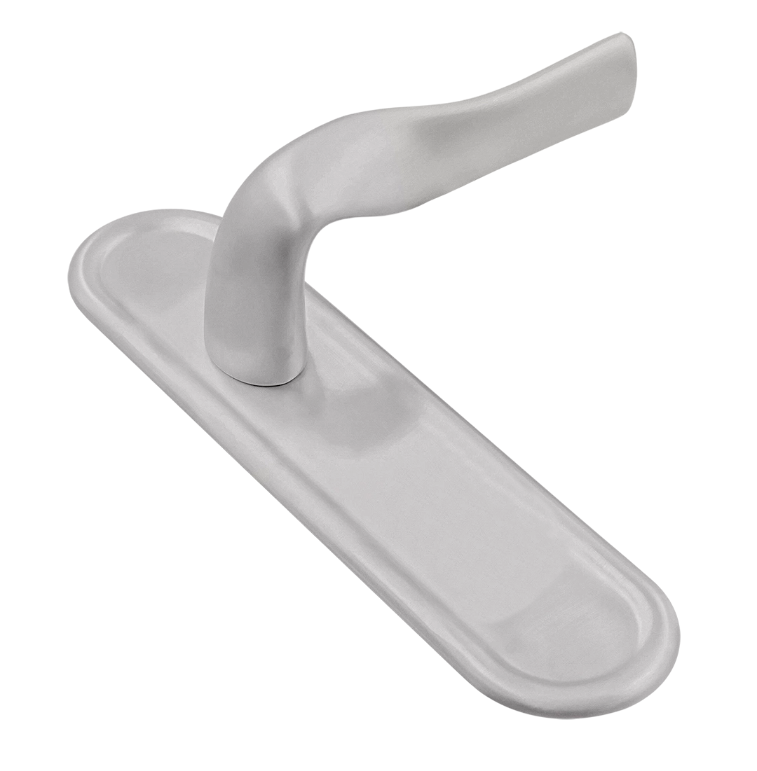 Ручка дверная LVB PLR SSW на планке, цвет Стокгольмский снегопад/Stockholm Snowfall фото купить Уфа