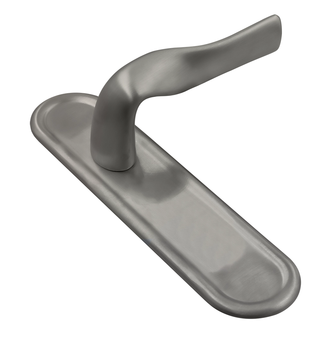 Ручка дверная LVB PLR WF на планке, цвет Зимняя стужа/Winter Frost фото купить Уфа