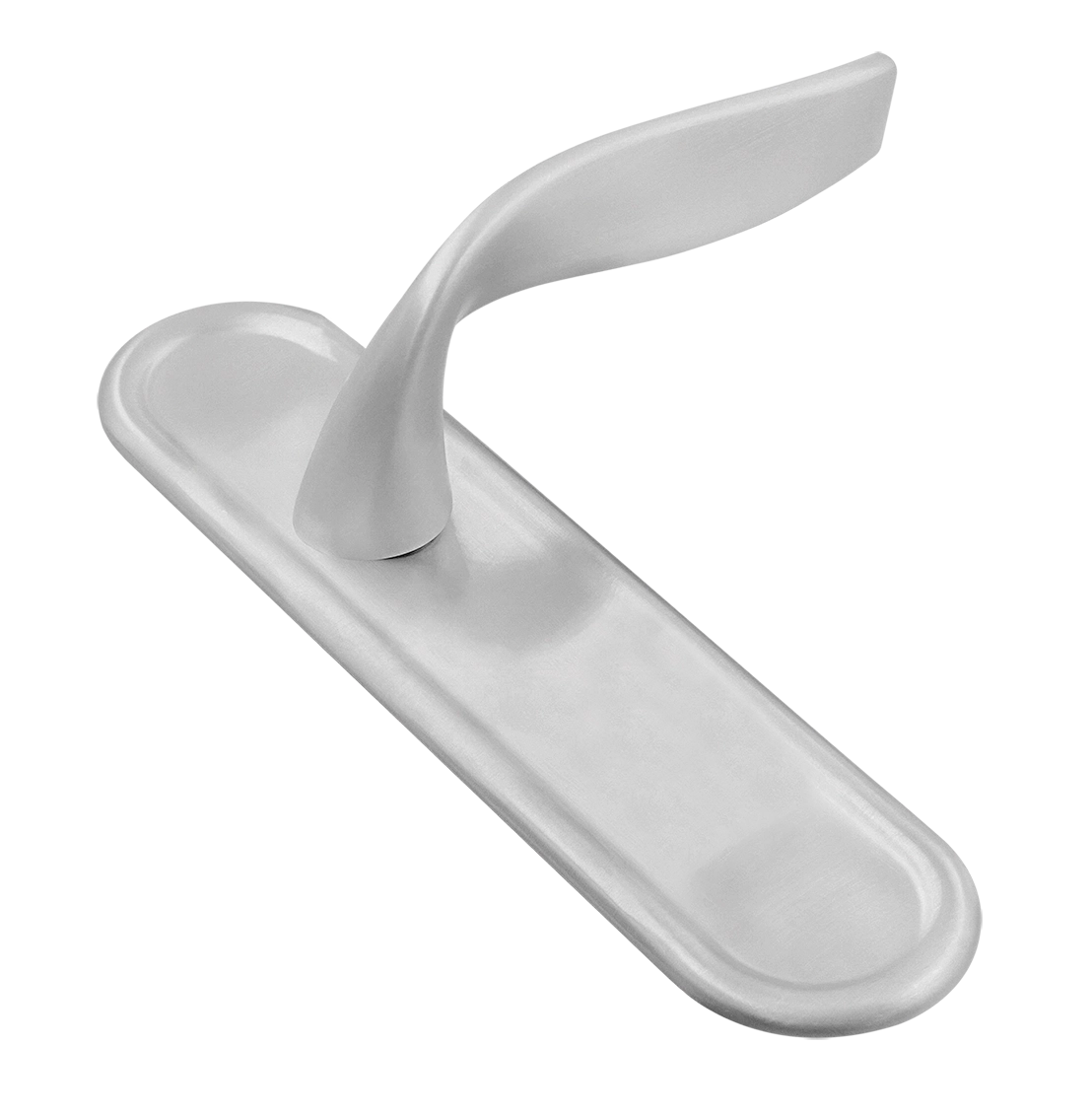 Ручка дверная SKYSCRAPER PLR SSW на планке, цвет Стокгольмский снегопад/Stockholm Snowfall фото купить Уфа