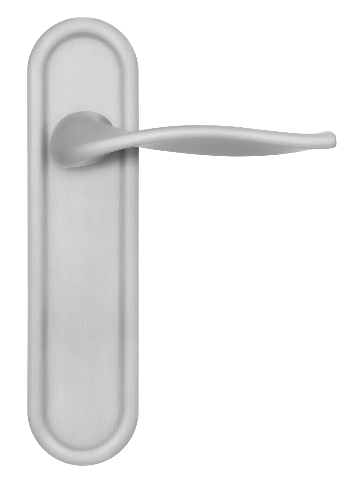 Ручка дверная SKYSCRAPER PLR SSW на планке, цвет Стокгольмский снегопад/Stockholm Snowfall фото купить в Уфе