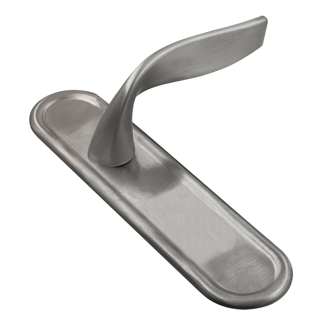 Ручка дверная SKYSCRAPER PLR WF на планке, цвет Зимняя стужа/Winter Frost фото купить Уфа