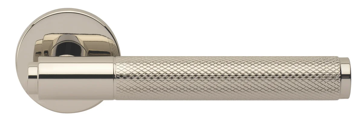 BRIDGE R6 NIS, ручка дверная с усиленной розеткой, цвет -  матовый никель фото купить Уфа