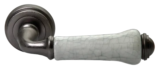 UMBERTO, ручка дверная MH-41-CLASSIC OMS/GR, цвет - старое мат.серебро/серый фото купить Уфа