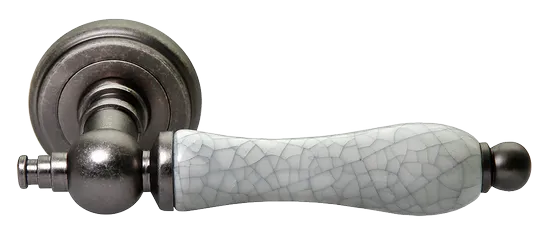 MART, ручка дверная MH-42-CLASSIC OMS/GR, цвет - старое мат.серебро/серый фото купить Уфа