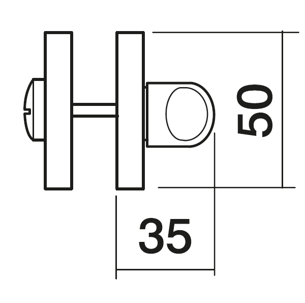 LUX-WC-R3 OBR, завертка сантехническая, цвет - кофе фото купить в Уфе