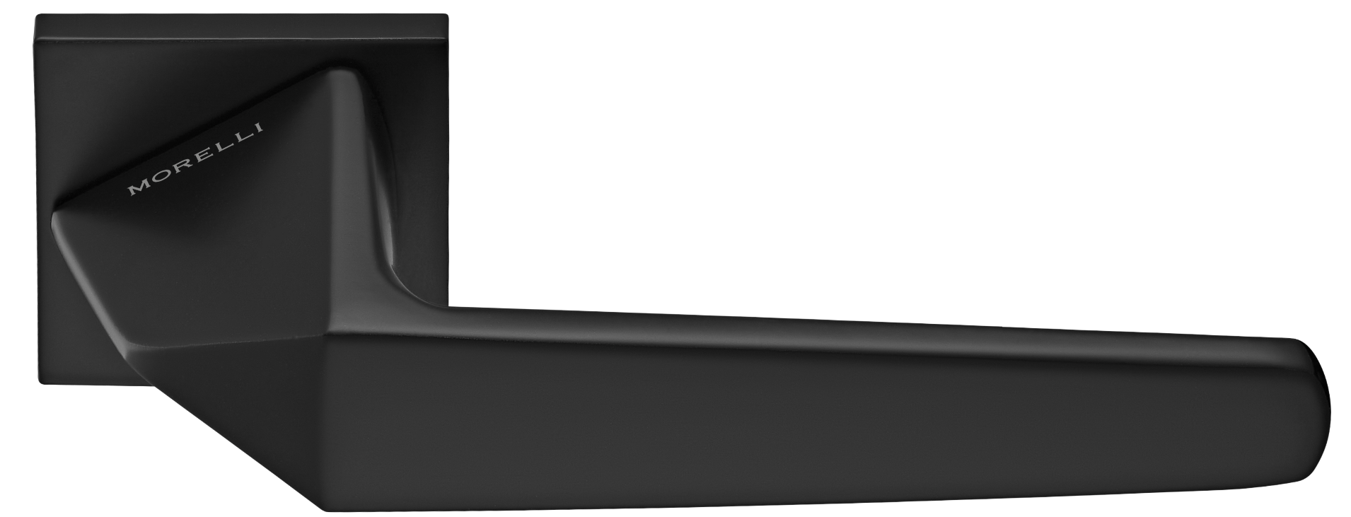 SOUK ручка дверная на квадратной розетке 6 мм, MH-55-S6 BL, цвет - черный фото купить Уфа