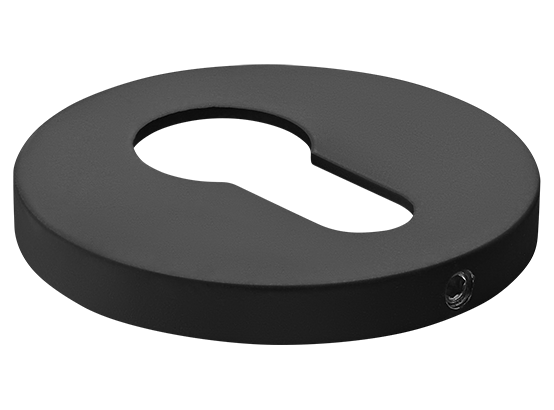 Накладка на ключевой цилиндр, на круглой розетке 6 мм, MH-KH-R6 BL, цвет - чёрный фото купить Уфа