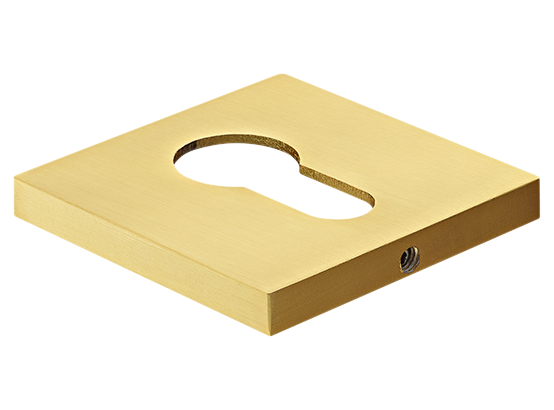 Накладка на ключевой цилиндр, на квадратной розетке 6 мм, MH-KH-S6 MSG, цвет - мат. сатинированное золото фото купить Уфа