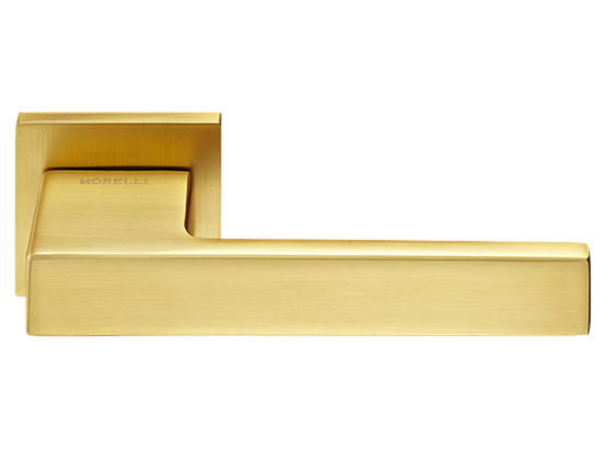 LOT ручка дверная на квадратной розетке 6 мм MH-56-S6 MSG, цвет - мат.сатинированное золото фото купить Уфа
