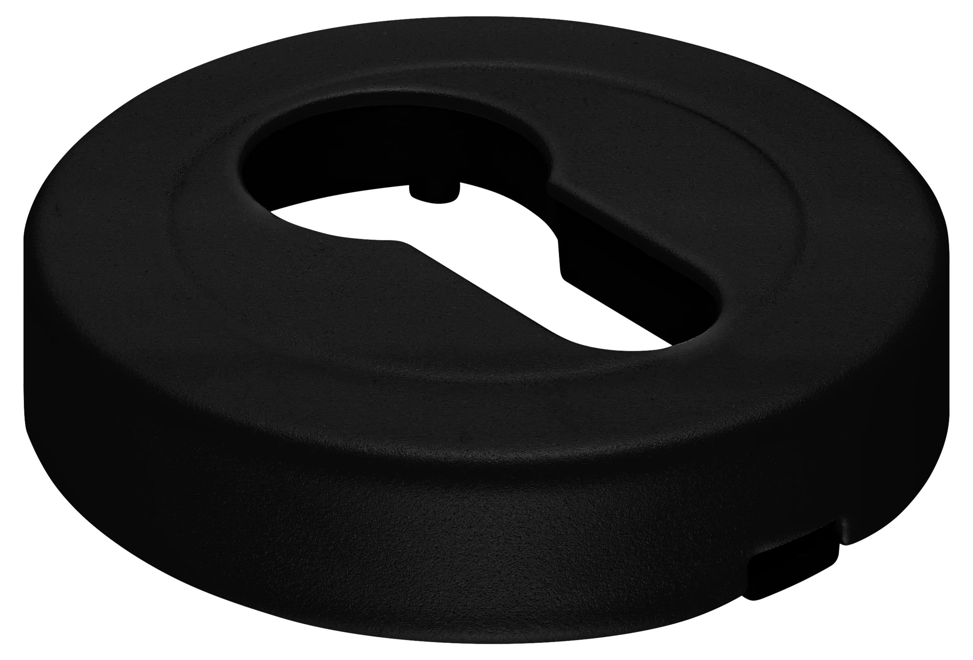 LUX-KH-R2 NERO, накладка на евроцилиндр, цвет - черный фото купить Уфа